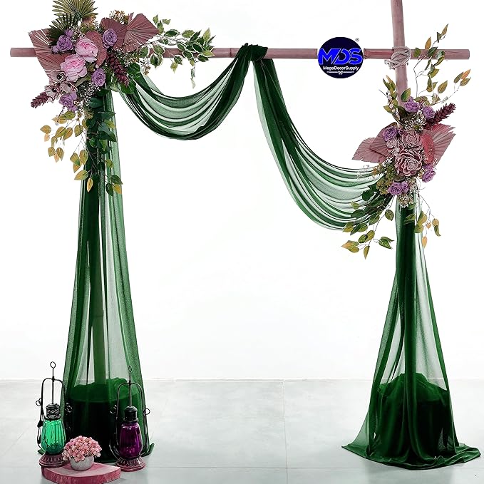 MDS Halloween Chiffon Draping Fabric - 1 Panel, 30" Wide x 50ft Long - S...