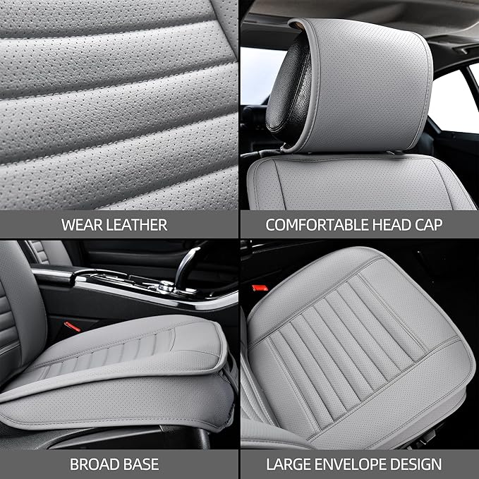 2pc Car Seat Covers, Luxury Car Protectors, Universal Anti-Slip Driver Seat