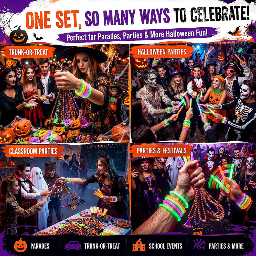 Moucuny 200 Pcs Halloween Golf Cart Parade Throw Set, Trunk or Treat Ideas