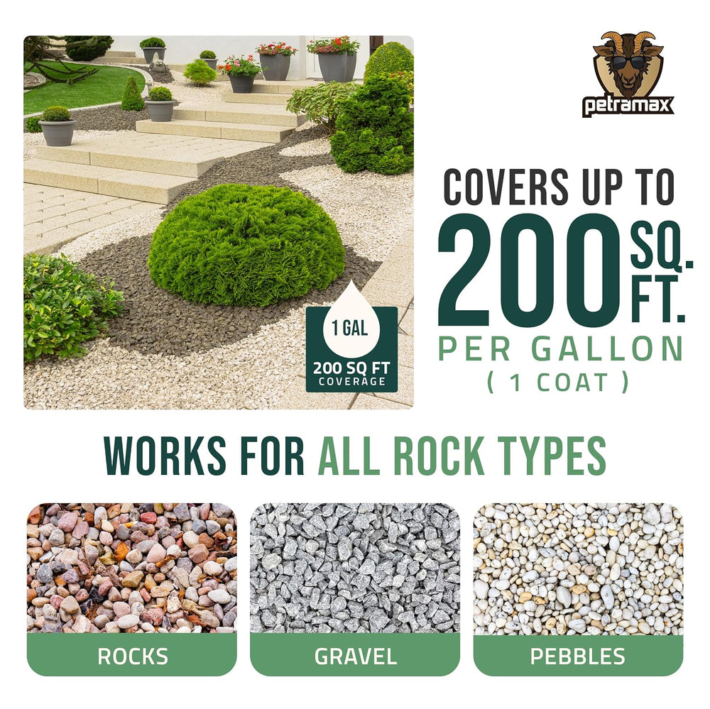 PetraMax Lockscape Ready to Use Rock Glue for Landscaping 4 Gallon USA-Made