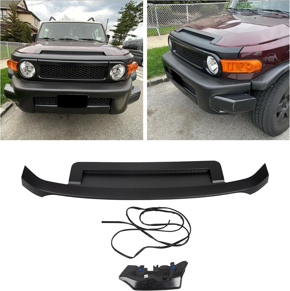 ECOTRIC Hood Molding Trim Compatible with 2007-2014 Toyota FJ Cruiser Replace...