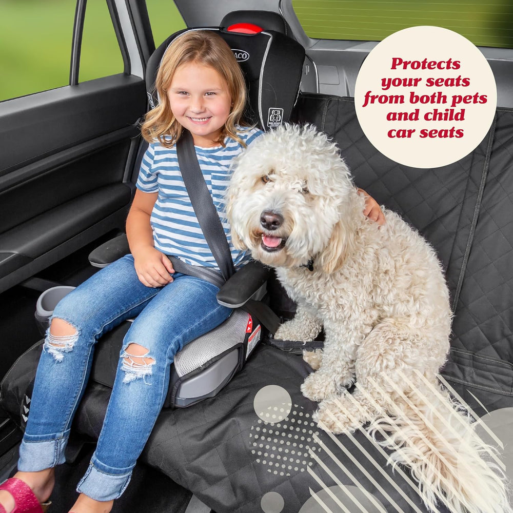 Lusso Gear Car Seat Cover & Protector for Dogs - Non-Slip Waterproof Seat...