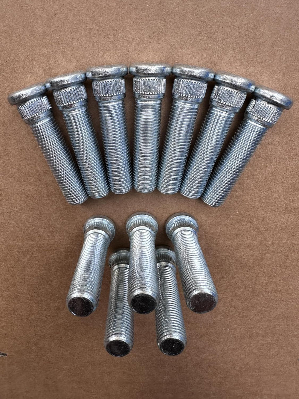 12Pcs Wheel Studs M14-1.5 Lug Stud 610-004 16mm Knurl, 59.8mm Length Replacem...