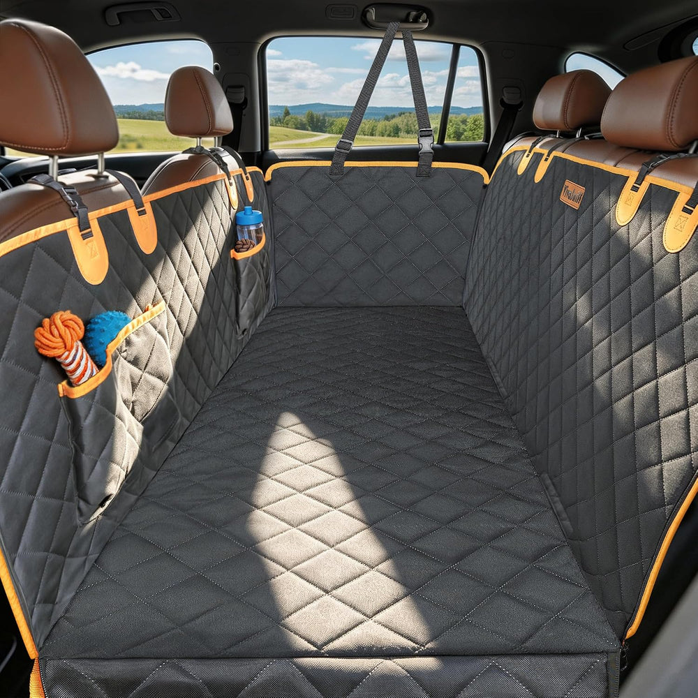 Dog Seat Cover for Back Seat, Waterproof Dog Hammock for Car &SUV