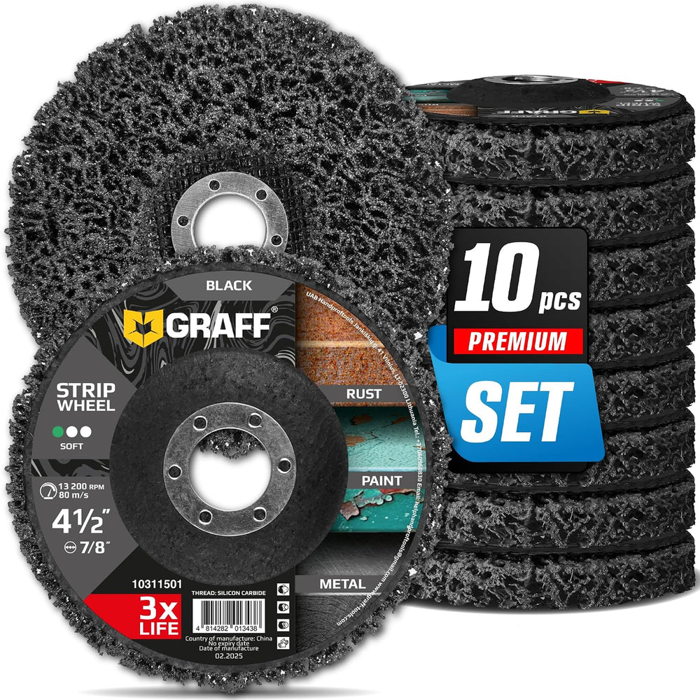 4.5 Inch Paint Stripping Disc - Rust Remover Wheel, Abrasive Discs Rust, Oxid...