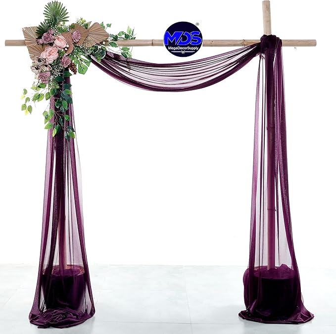 MDS Halloween Chiffon Draping Fabric - 2 Panel, 30" Wide x 100ft Long - ...