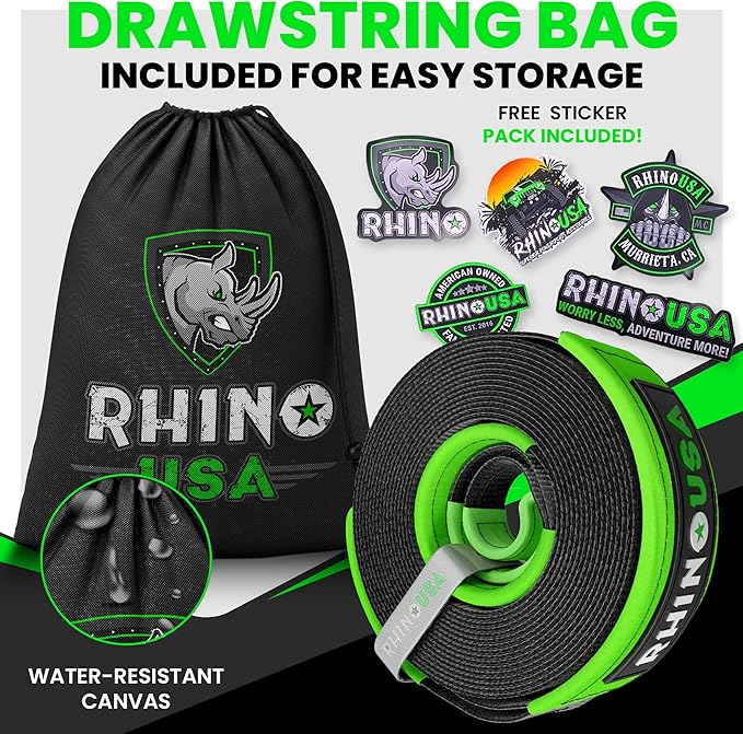 Rhino USA Recovery Tow Strap