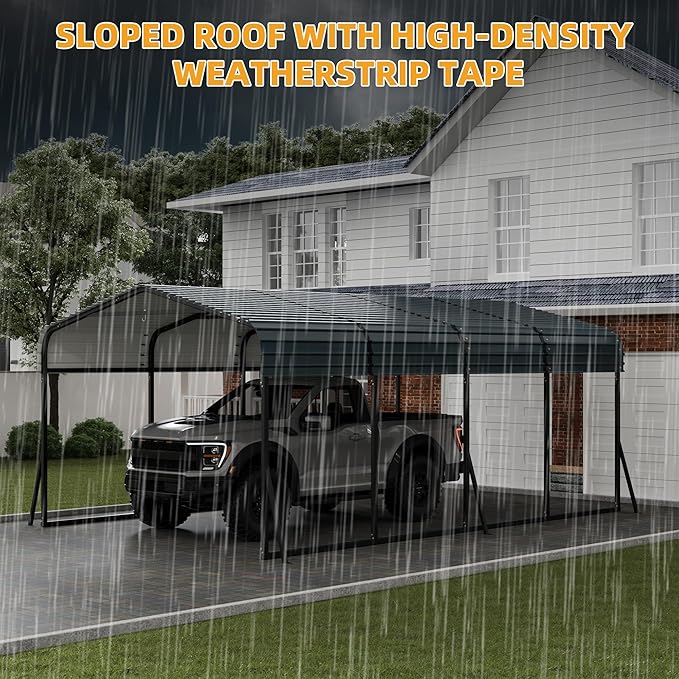 12' x 20' Heavy Duty Metal Carport
