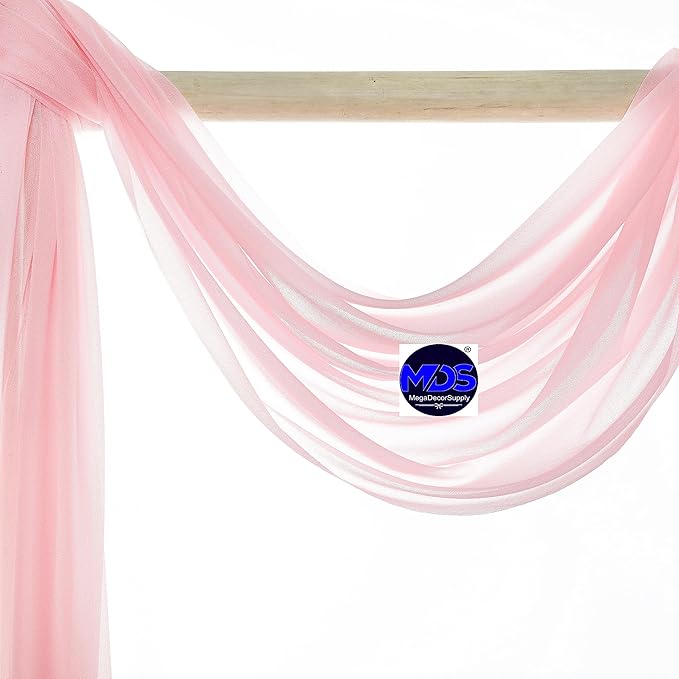 MDS Halloween Chiffon Draping Fabric - 1 Panel, 30" Wide x 75ft Long - S...