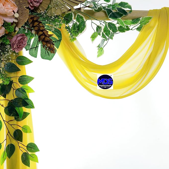 MDS Halloween Chiffon Draping Fabric - 1 Panel, 30" Wide x 20ft Long - S...