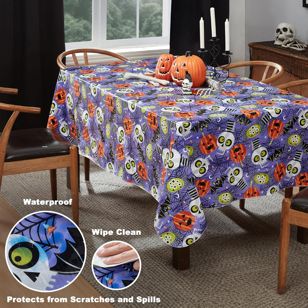Newbridge Halloween Ghoulish Gang 60 x 120 Inch Rectangle Vinyl Tablecloth