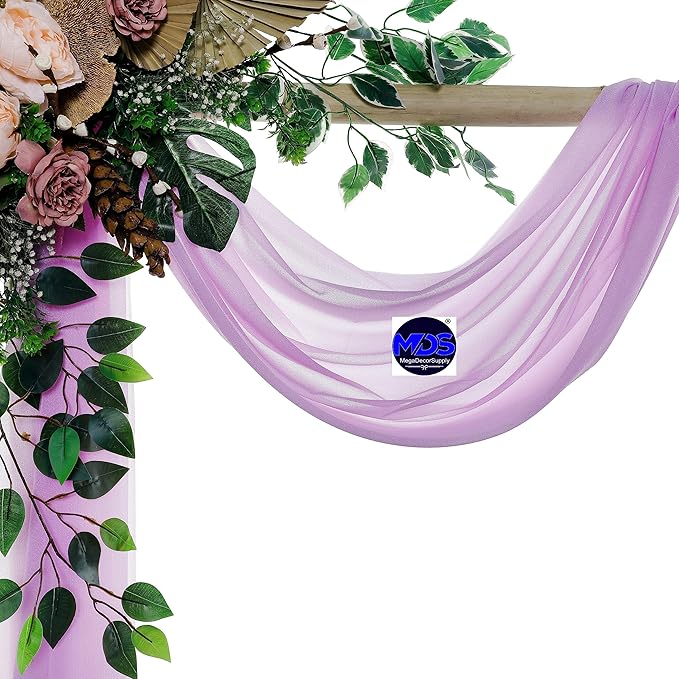 MDS Halloween Chiffon Draping Fabric - 1 Panel, 30" Wide x 50ft Long - S...