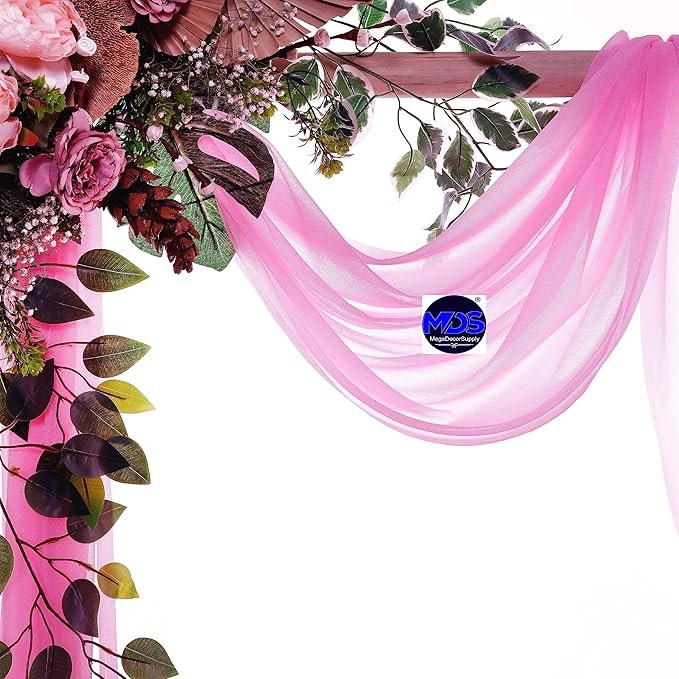 MDS Halloween Chiffon Draping Fabric - 2 Panel, 30" Wide x 30ft Long - S...