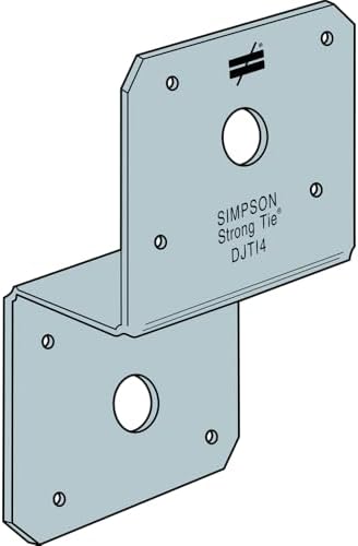 Simpson Strong-Tie DJT14Z DJT 14-Gauge ZMAX Galvanized Deck Joist Tie for 2X ...