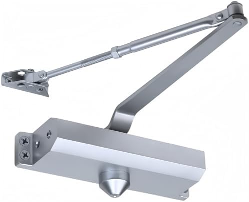Automatic Door Closer Adjustable Size 4 Closers Commercial Grade 3 Spring Hyd...