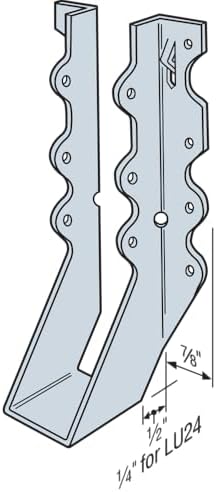 Simpson Strong-Tie LU28 Light Face-Mount Joist Hanger - Wood Construction Con...
