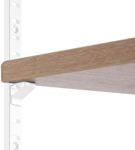 Yaocom 12 Pcs 36 Inch Shelf Pilaster Mortise Mount Pilaster Strip, White