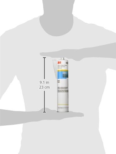 3M Urethane Seam Sealer, 08367, Black Color, 310 mL/10.5 fl oz Cartridge