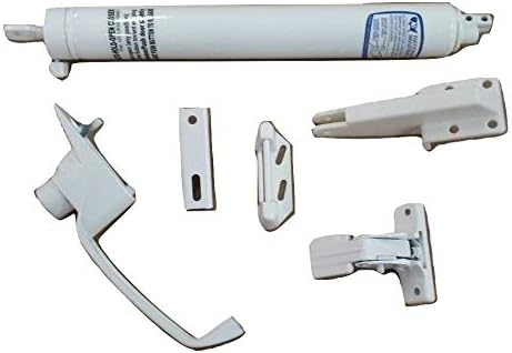 Auto-Hold Screen and Storm Door Closer Hardware Kit (White)