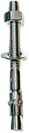 Mighty Fasteners 304 Stainless Steel Wedge Anchors 1/2" X 12" - 10 ...