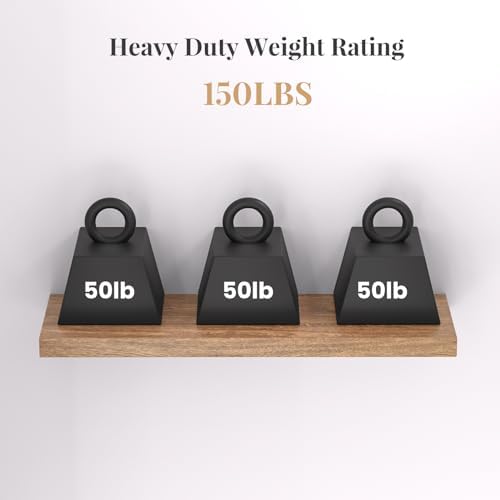 2pcs Floating Shelf Hardware Heavy Duty Hidden Shelf Brackets Support,Wall Mo...