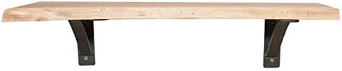 RRD Heavy Duty Steel Mantel Brackets (2 Pack) - Countertop Support for Firepl...