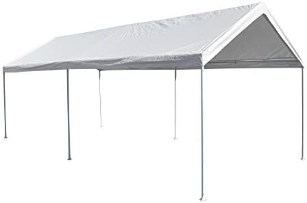 Caravan Canopy D2C20011 Domain Shelters Pro 200 10' x 20' Carport, Up...