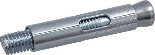 Hillman Sleeve Anchors, 3/8in x 3in, 50 Pack, Zinc