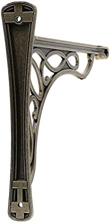 2 PCS 10 Inch Bracket Shelf Brackets Cast Iron Metal Corbels Ancient European...