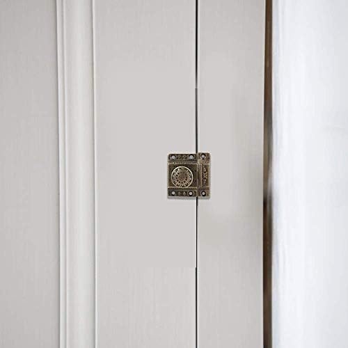 A29 Cabinet Latch, Solid Brass, Windsor Design, Set of 2, Antique Brass