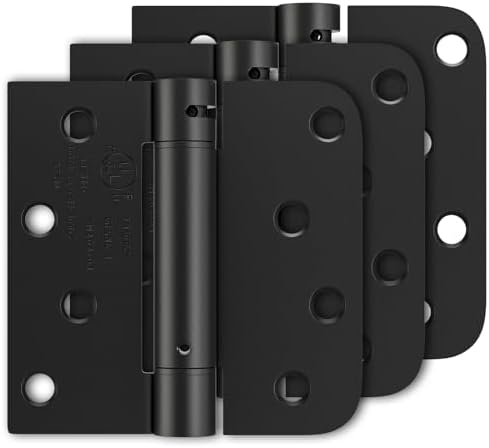 Luxbaro 3 Pack Spring Hinges Self Closing 4 Inch, Self Closing Door Hinges