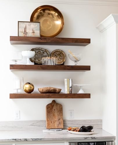 12-Pack 10 inch Floating Shelf Brackets, Hidden Shelf Bracket for Wood
