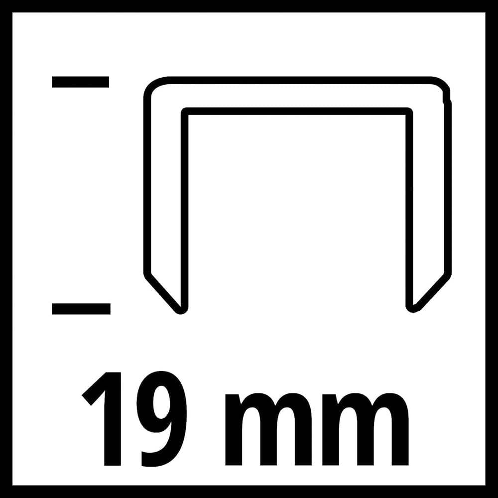 Original Einhell Staples 19 mm (Nailer/Stapler Accessories, 3,000 Pieces, 5.7...