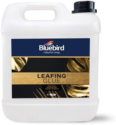 Bluebird Gold Leaf Adhesive 135.2 Fl Oz / 4 Liter Gilding Adhesive, Leafing G...