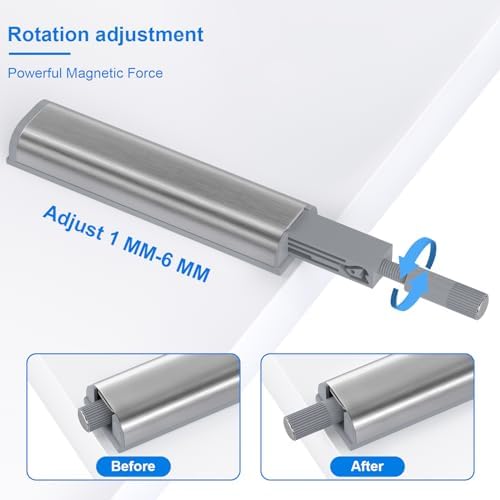 Jiayi Cabinet Latch Magnetic Push Catch 20 Pack Push to Open Cabinet Hardware...