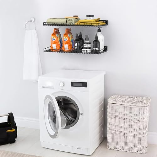 TORACK Wall-Mounted Storage Shelves, Mixed-Size Wall Floating Shelving
