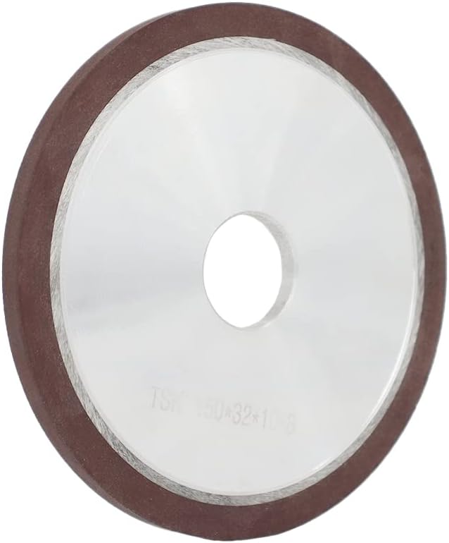6 Inch 150 Grit Flat Resin Bonded Diamond Grinding Wheel for Carbide Metal,Co...