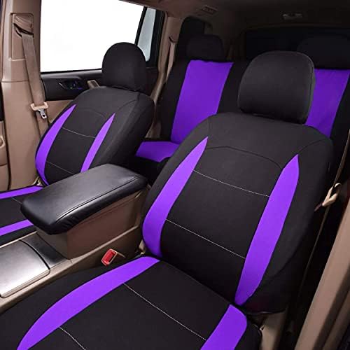 Flying Banner Car Seat Covers Front Seats Rear Bench Polyester car seat Prote...