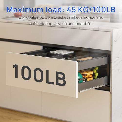 14 Inch Soft Close Undermount Drawer Slides for Frameless Cabinets