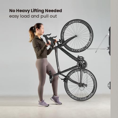 Unbound Bike Storage Rack: Swivel Wall Mount