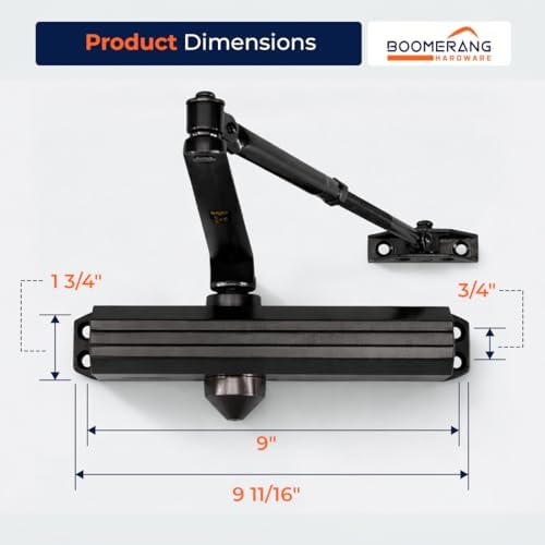 Boomerang D4016 Medium/Heavy-Duty Designer Auto Commercial Door Closer