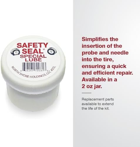 Safety Seal Tire Repair Kit Auto/LT Deluxe Kit, 60 Standard Repairs (4")
