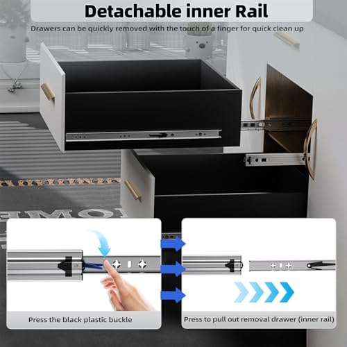 1 Pair 260 Lbs Heavy Duty Drawer Slides 12 14 16 18 20 22 24 26 28 30 32 36 4...