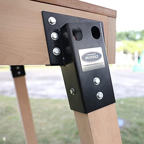 Mofeez Outdoor 4x4 Compound Angle Brackets for Deer Stand Hunting Blinds Shoo...