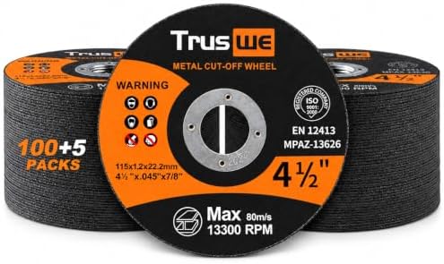 105 Pack Cut Off Wheel - 4 1/2 Cut Off Wheel for Metal & Stainless Steel ...