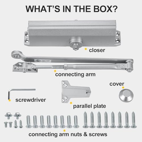 Grade 1 Commercial Door Closer, Heavy Duty Auto Hydraulic Closer