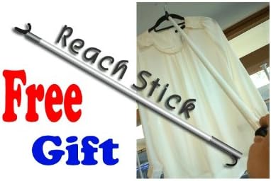 PRINCE HANGER Tension Pole Closet System — No-Renovation Hanging Storage Rack...