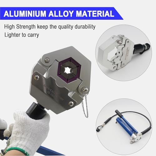Hydraulic AC Crimping Tool AC Hose Crimper Manual Kit High Pressure Air Condi...