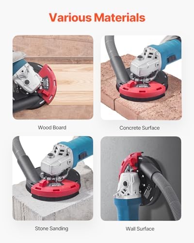 VEVOR Grinding Dust Shroud for Angle Grinder, Universal 4-5 in, Surface Grind...