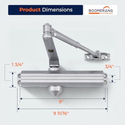Boomerang D4016 Medium/Heavy-Duty Designer Auto Commercial Door Closer